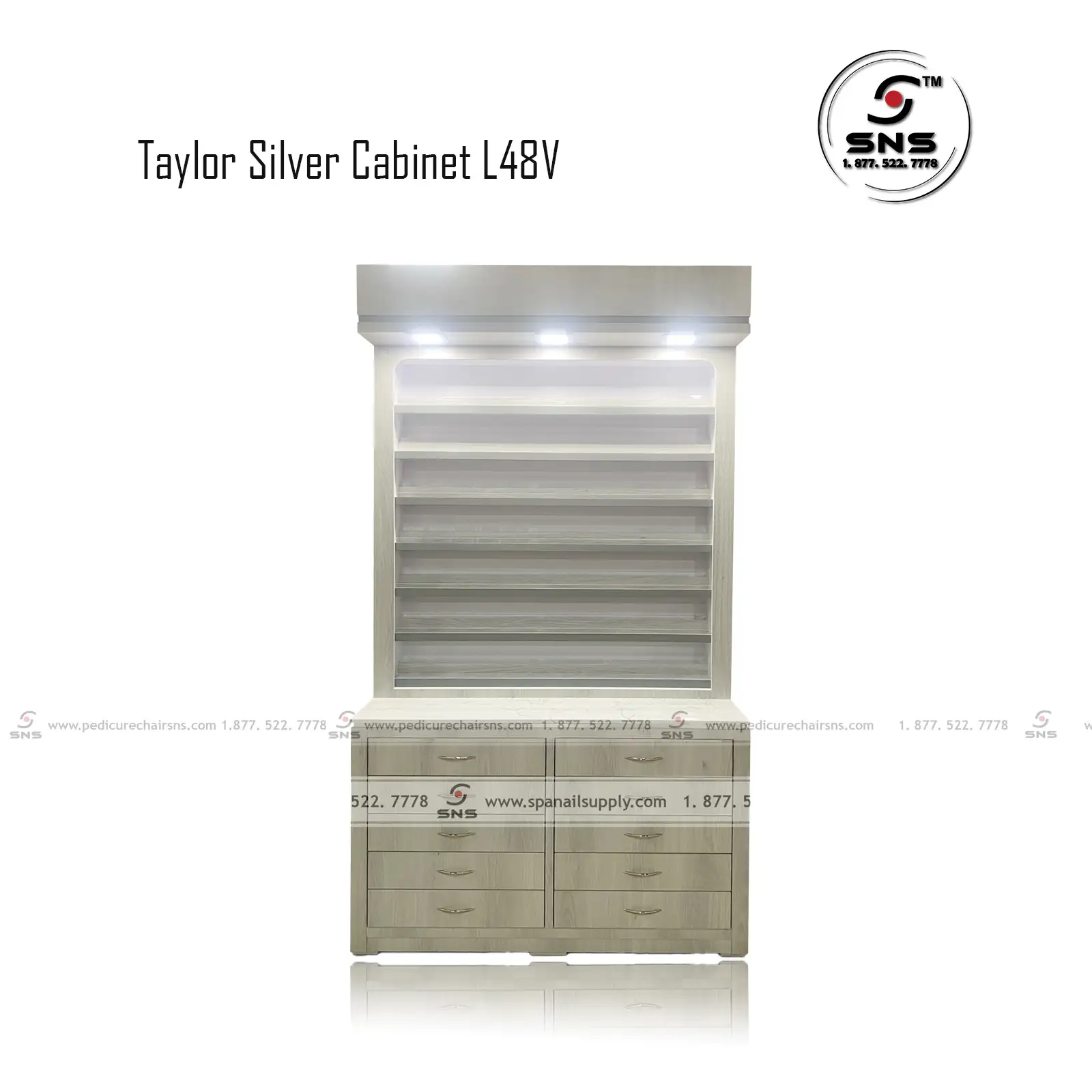 Taylor Silver Cabinet L48V
