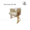 Cuttie Customer Chair Gold
