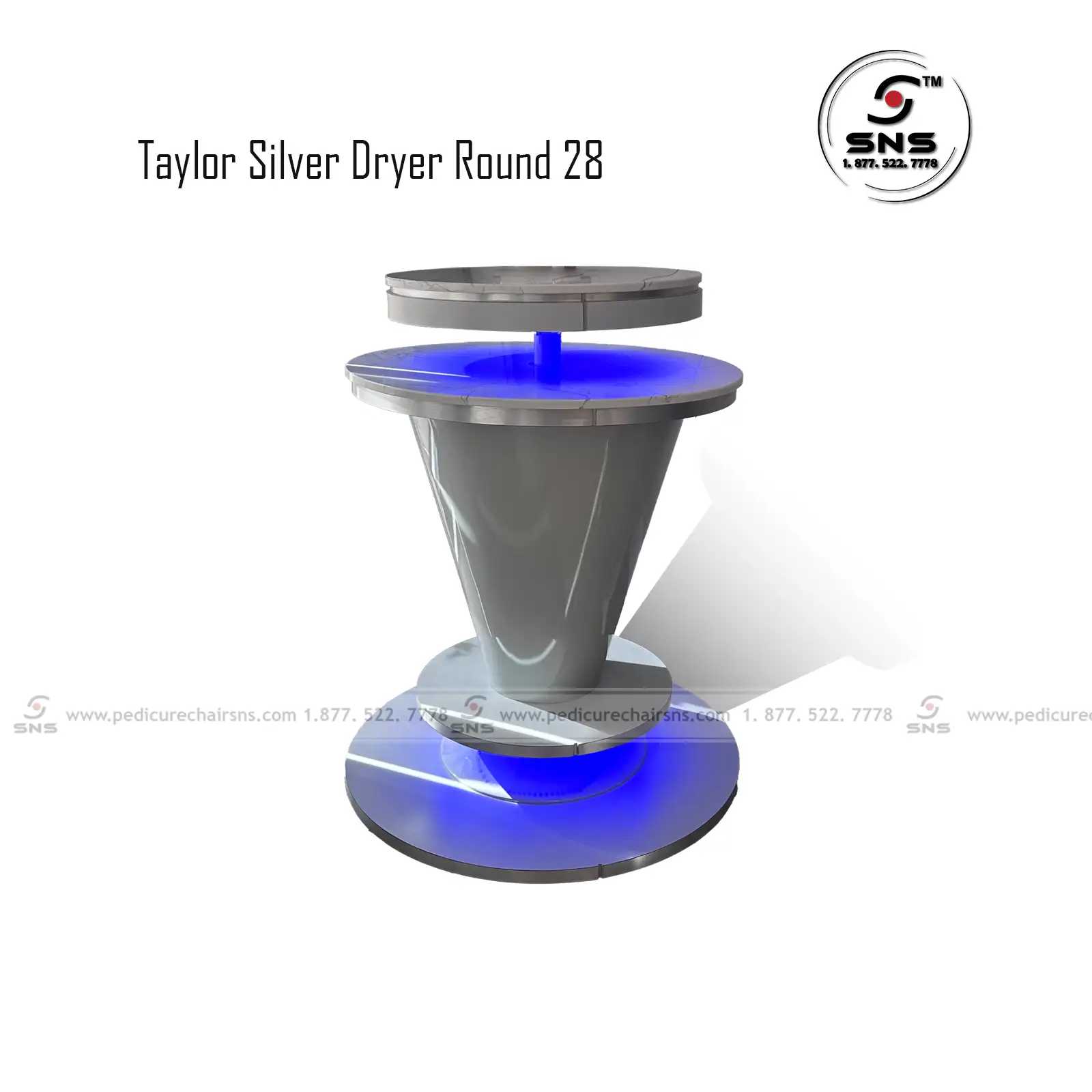 Taylor Silver Dryer Round 28