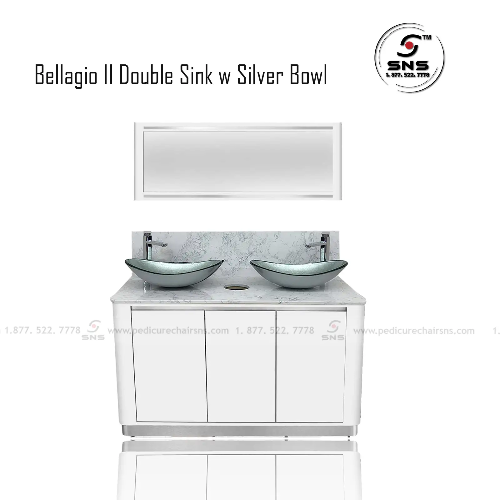 sink-bellagio-II-double-sink-silver-bowl