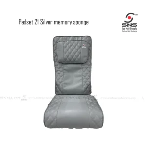 pedicure-chairs-Padset-21-Silver-memory-sponge