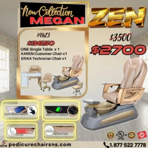 pedicure-chair-mega-zen-Gold-silver