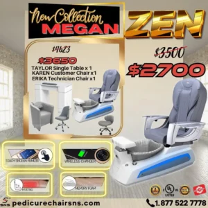 pedicure-chair-mega-zen-silver-white