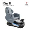 pedicure-chair-rio-II-silver-white-black