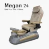 Megan 24 pedicure chair Silver
