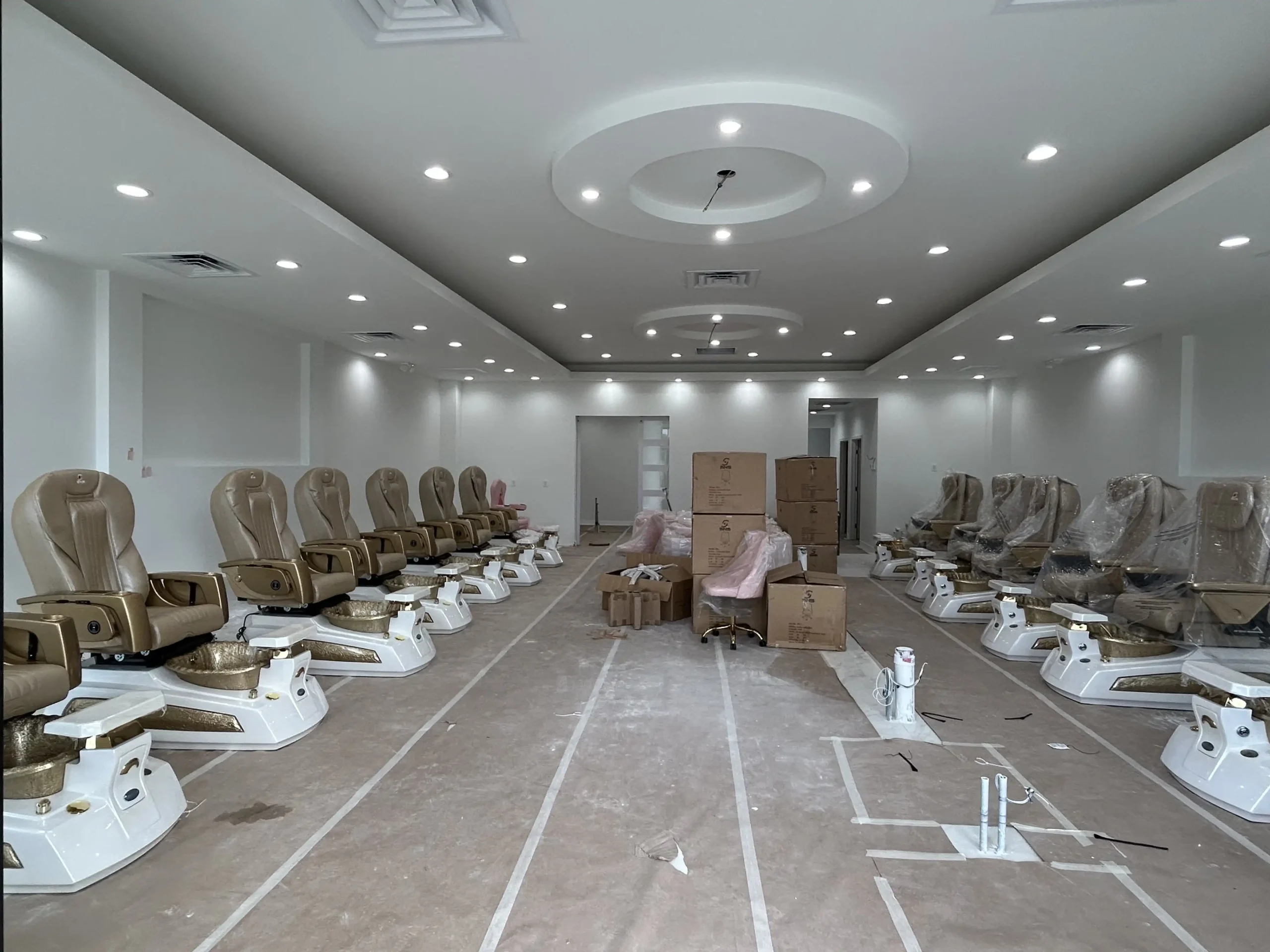 pedicure chair megan gold