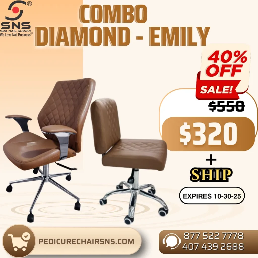 Combo Chairs Diamond Cappuccino