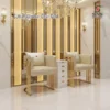 Cuttie Customer Chair Gold 01