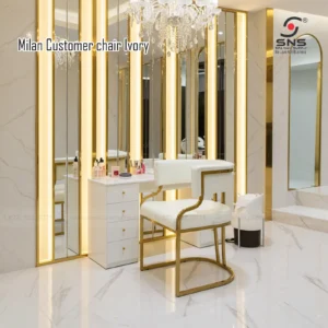 Milan Customer Chair Ivory