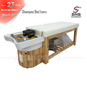 Shampoo Bed Ivory no stool