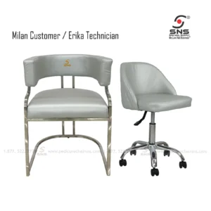 Milan Customer - Erika Technician Frosted Silver