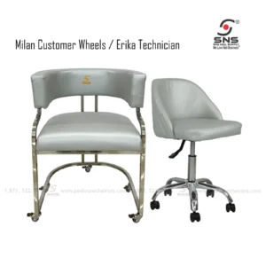 Milan Customer Wheels - Erika Technician Frosted Silver
